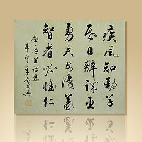 真迹手绘中式国画客厅卧室字画水墨装饰画 书法